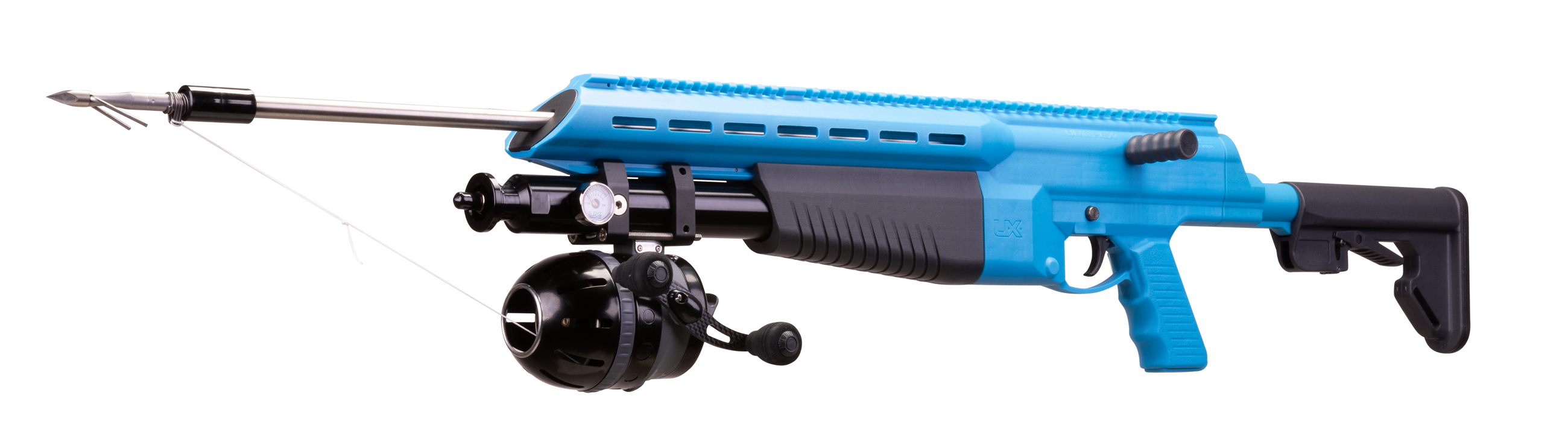 Umarex FISHR with reel from an angle